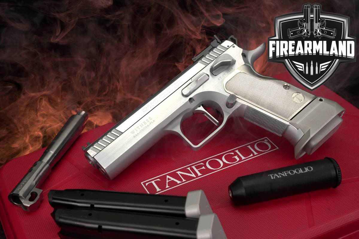 Tanfoglio Stock II SAO 9mm Satin Silver +3 MAGS, ORIG CASE, SPARE BARREL