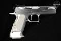 Tanfoglio Stock II SAO 9mm Luger Satin Silver in Excellent Condition Image 4
