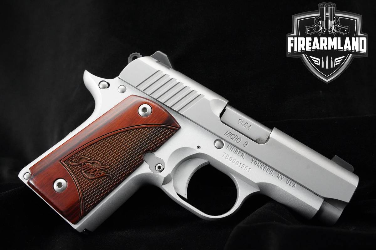 LIKE-NEW Kimber Micro 9 Stainless Rosewood 9mm 1911 Kimber Micro9 STS