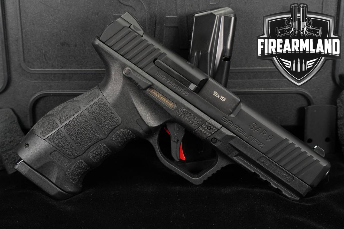 Sarsilmaz SAR9 RD Optics-Ready 9mm 4.4" SAR 9 +2 MAGS & ORIG CASE
