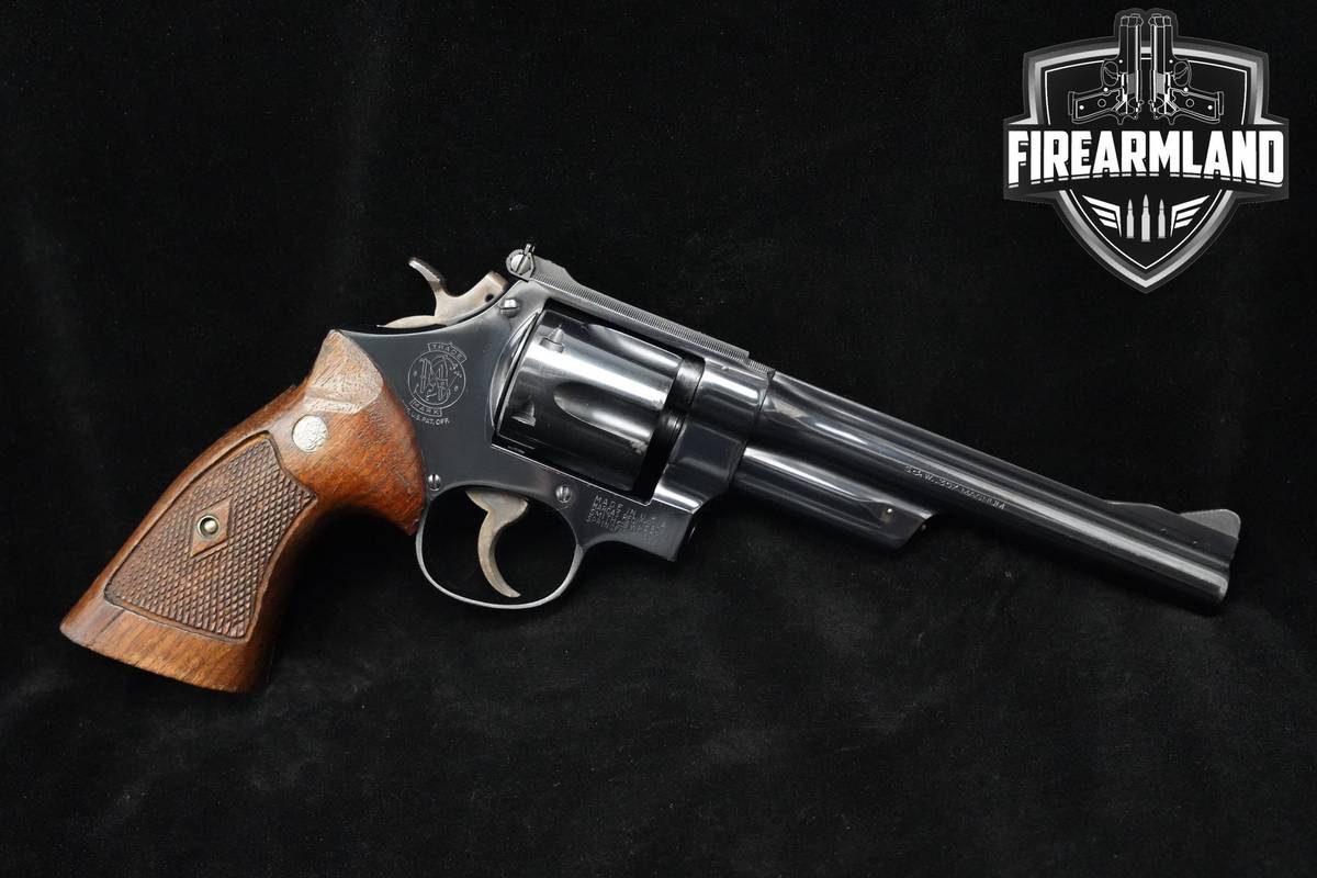 1953-54 Smith & Wesson (S&W) PRE-Model 27 357 Magnum Blued S&W-PRE-Model 27