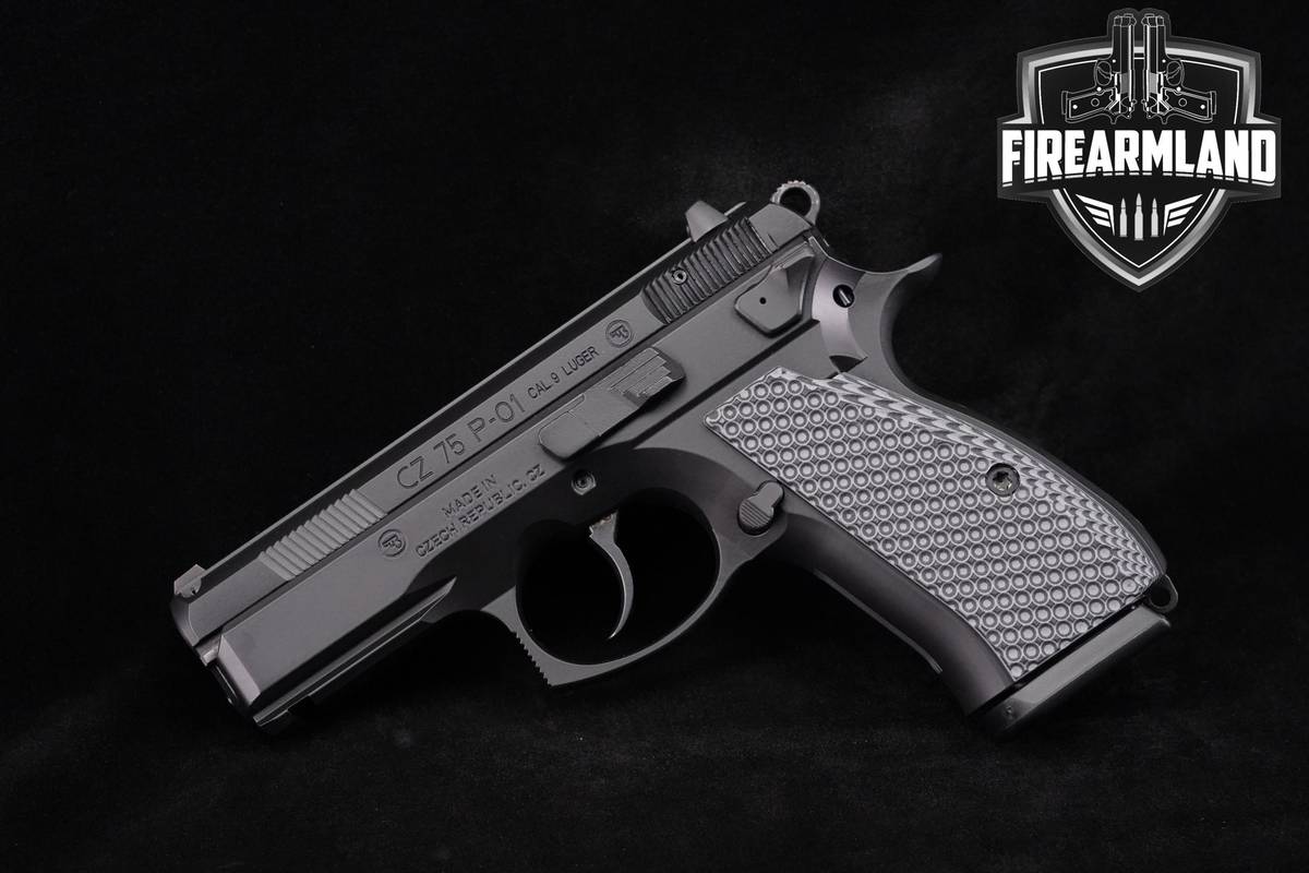 CZ 75 P-01 Compact 9mm 3.75" CZ75 P01 +2 MAGS & ORIG CASE