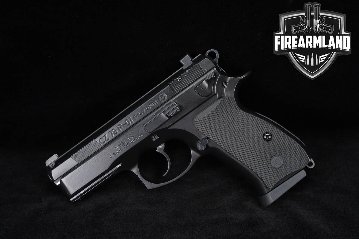 CZ 75 P-01 9mm 3.75" Black Polycoat CZ75 P01 Defense +2 MAGS & ORIG CASE