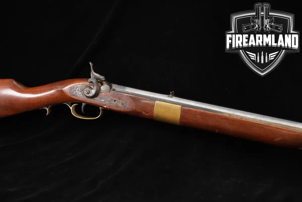 Kentucky Long Rifle 50 BPM 34 Blued & Hardwood Sidelock OCTAGON
