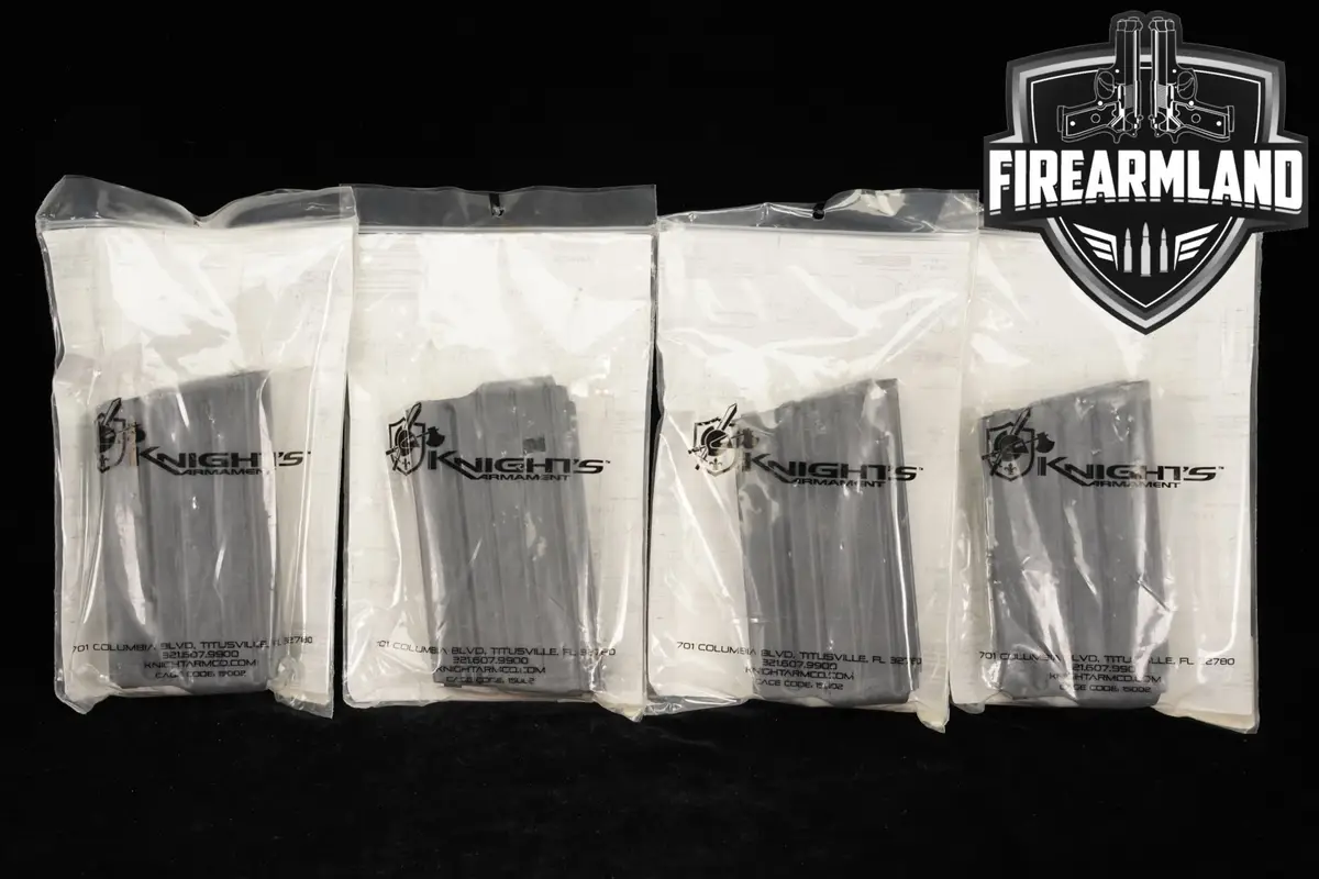 FOUR 4 Knight's Armament KAC SR-25 AR-10 20-Rd Magazines .308 Win AR10 Mags