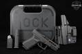 Glock 19 Gen 3; TRUE-marked window-cut optic-cut slide 9mm Luger Gray in Excellent Condition Image 2