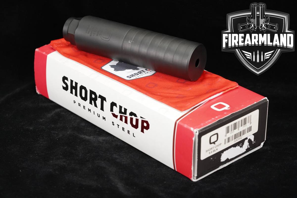 Q short Chop 8.6mm 7" Suppressor Silencer +ORIG BOX