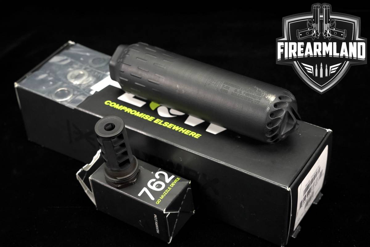 HuxWrx Flow 762 Ti Suppressor +ORIG BOX