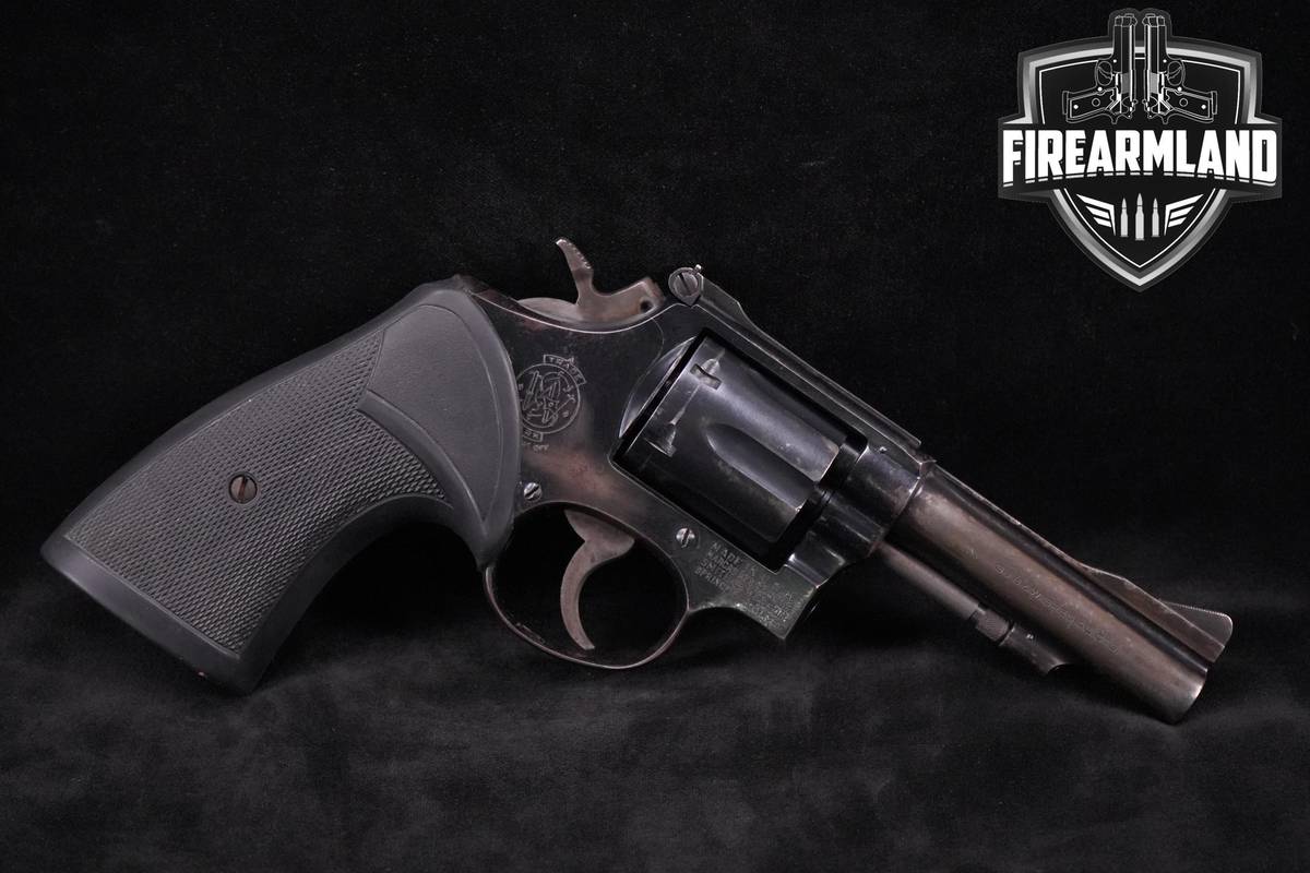 1968 Smith & Wesson (S&W) Model 15-2 38 Special 4" Blued S&W-15-2 Mod-15