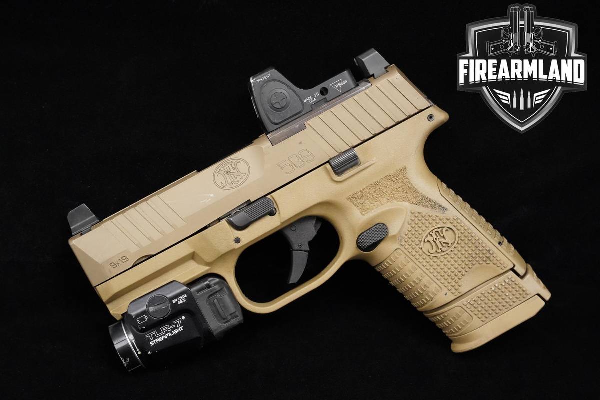 FN Model 509 9mm FDE FN 509 FN-509 FNH +OPTIC & 3 MAGS