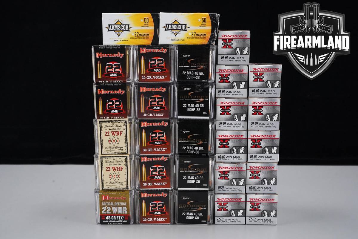 1400 RDS! 22 WMR Ammo Win Mag