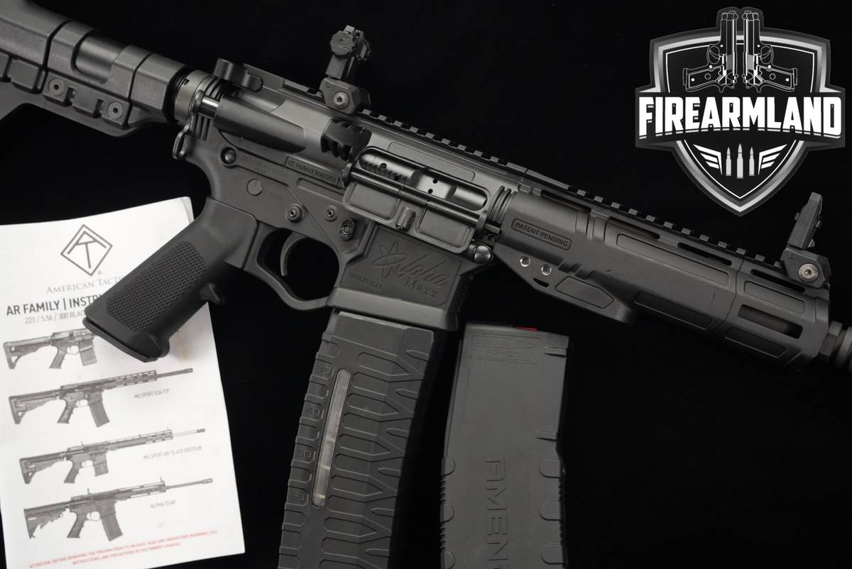 American Tactical Alpha Maxx Pistol 5.56 NATO AR-15 AR15 7.5 +2 MAGS
