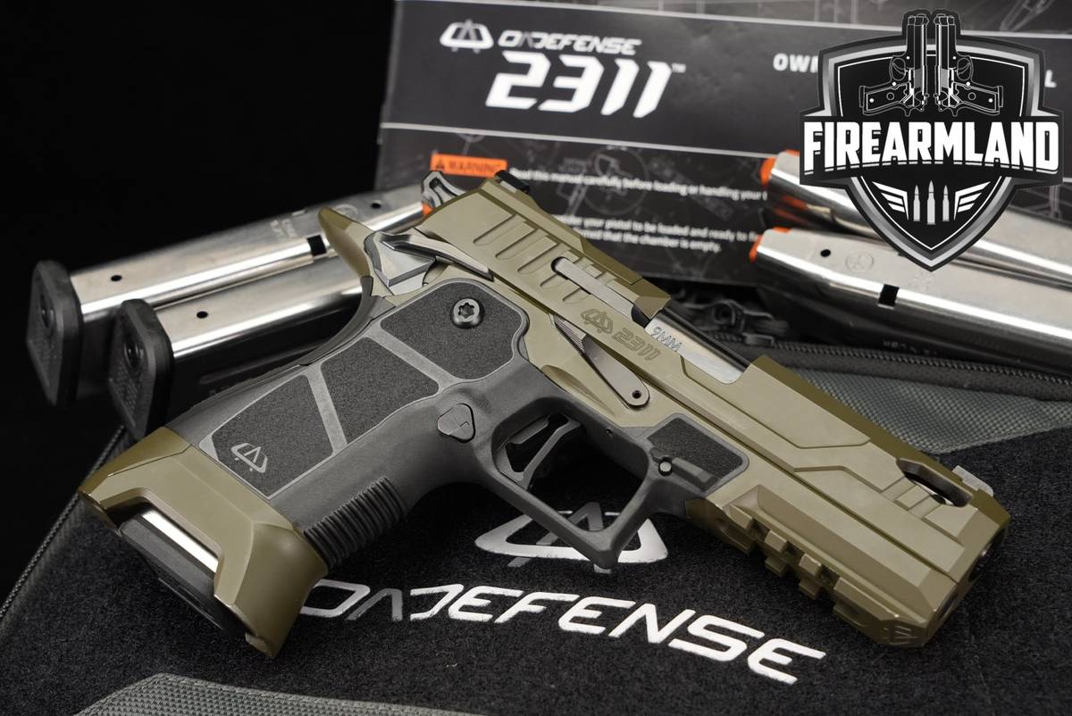 OA Defense 2311 Compact Pro 9mm Optics-Ready 1911 4" +5 MAGS, ORIG CASE