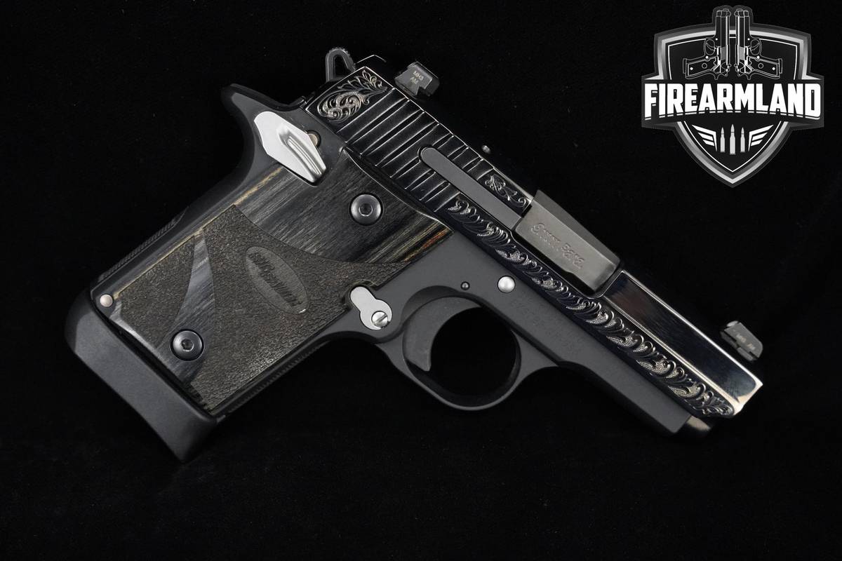 Sig Sauer P938 Midnight Chrome 9mm 1911 Sig-Sauer-P938 1911 4MAGS & CASE