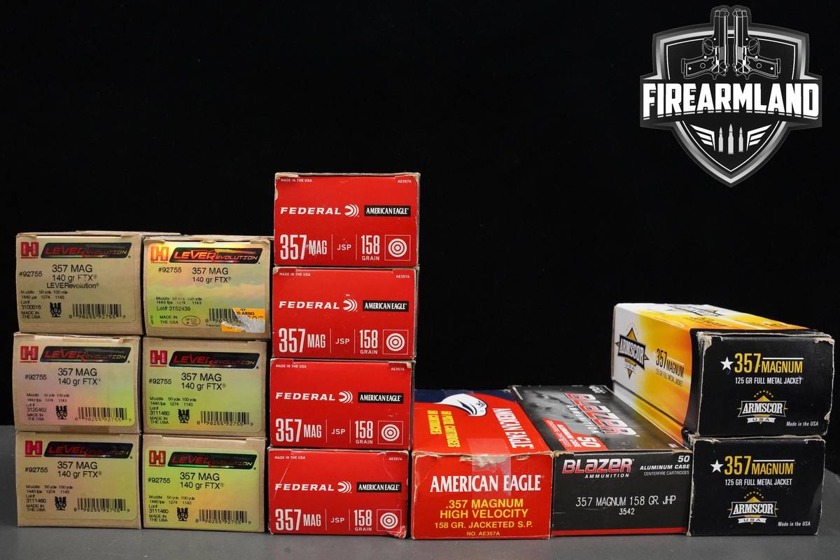 357 Magnum Ammo 357-Magnum Ammunition 550 ROUNDS