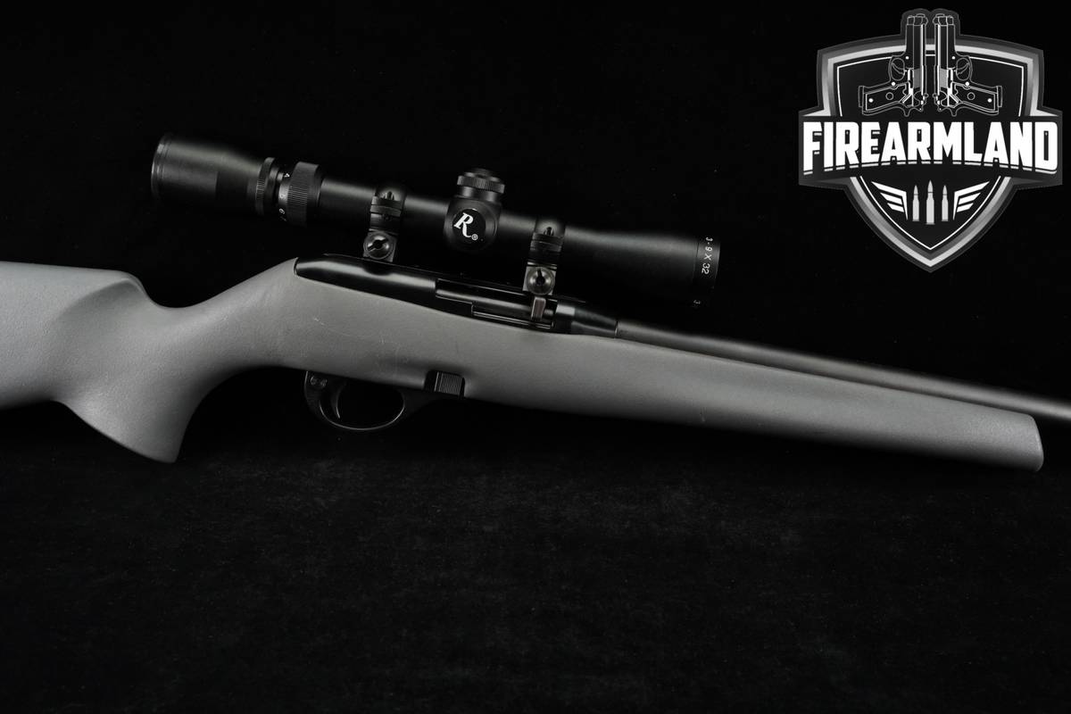 Remington Model 597 Synthetic Sporter 22LR 20" Black & Grey +3-9X32 SCOPE