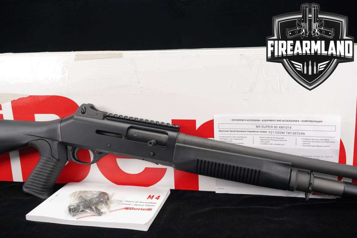 Benelli M4 Super 90 Tactical 12-Gauge 18.5" Parkerized +ORIG BOX