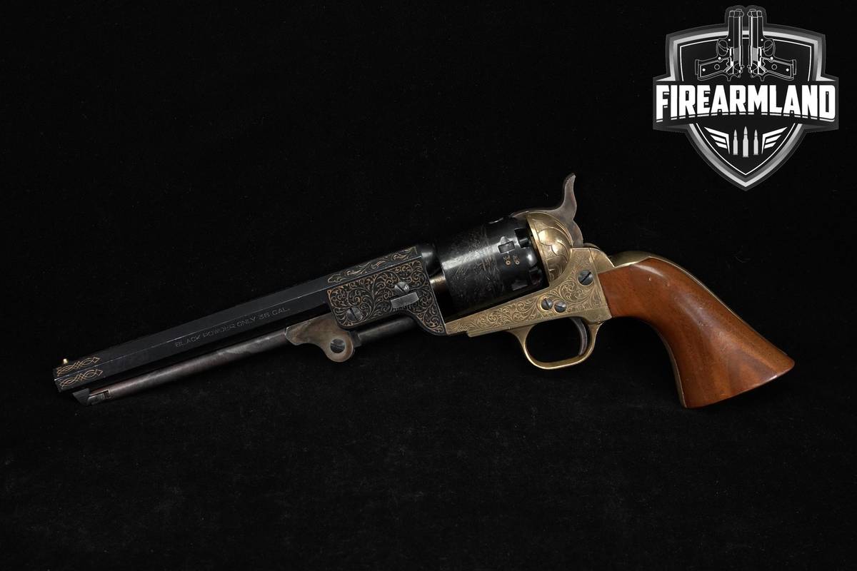 CIVIL WAR! 1988 F.lli Pietta Model 1851 Navy Brass Frame 7.5" Colt-Pattern