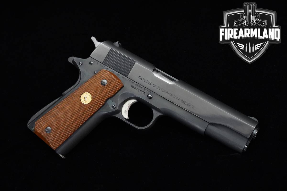 1972 Colt Government Model MK IV Series 70 45 ACP 5" Blued Colt 4 ORIG BOX
