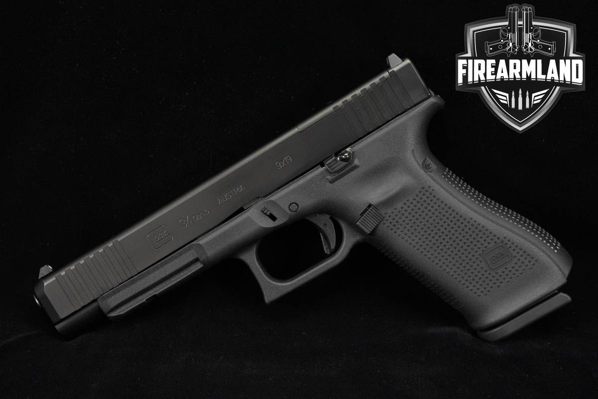Glock 34 Gen5 MOS 9mm G34 Gen 5 +3 MAGS & ORIG CASE