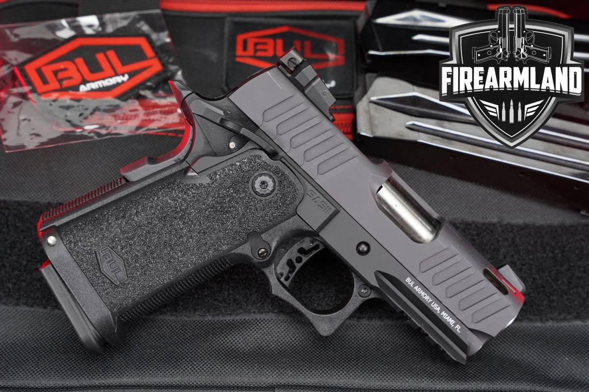 Bul Armory SAS II 2 Ultralight Pro 9mm BLACK PVD 1911 +3 MAGS, ORIG CASE