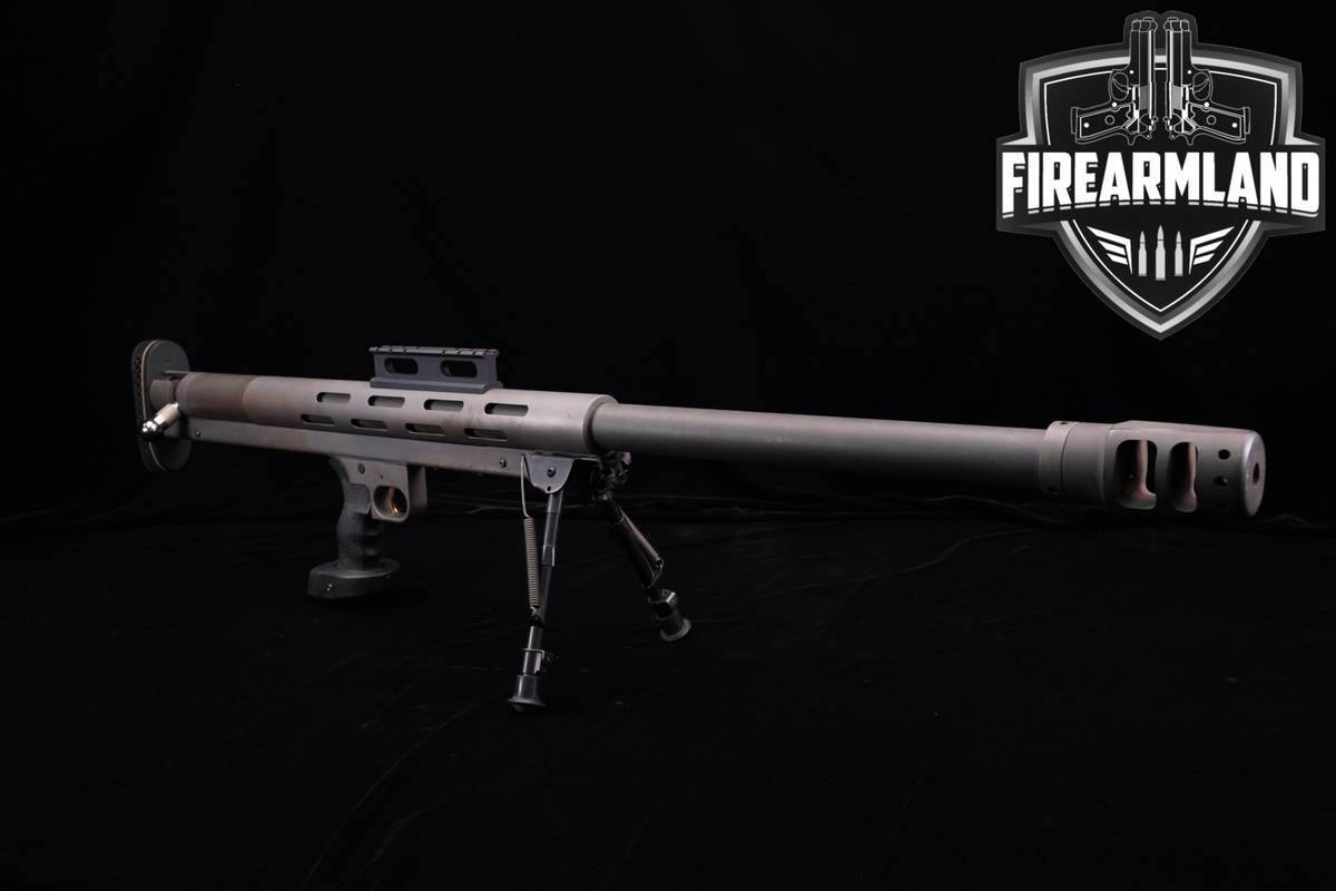 L.A.R Manufacturing LAR Grizzly Big Boar Field Grade 50 BMG Gray +BIPOD