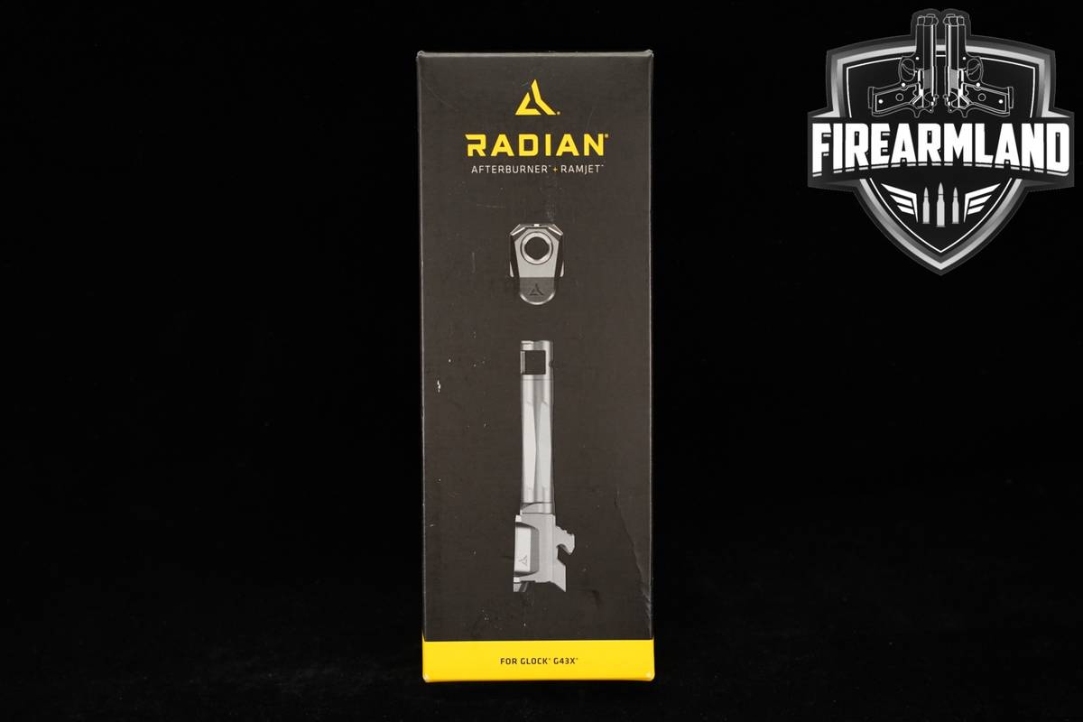 Radian Afterburner + Ramjet Glock 43X 9mm Luger Pistol Barrel +ORIG BOX