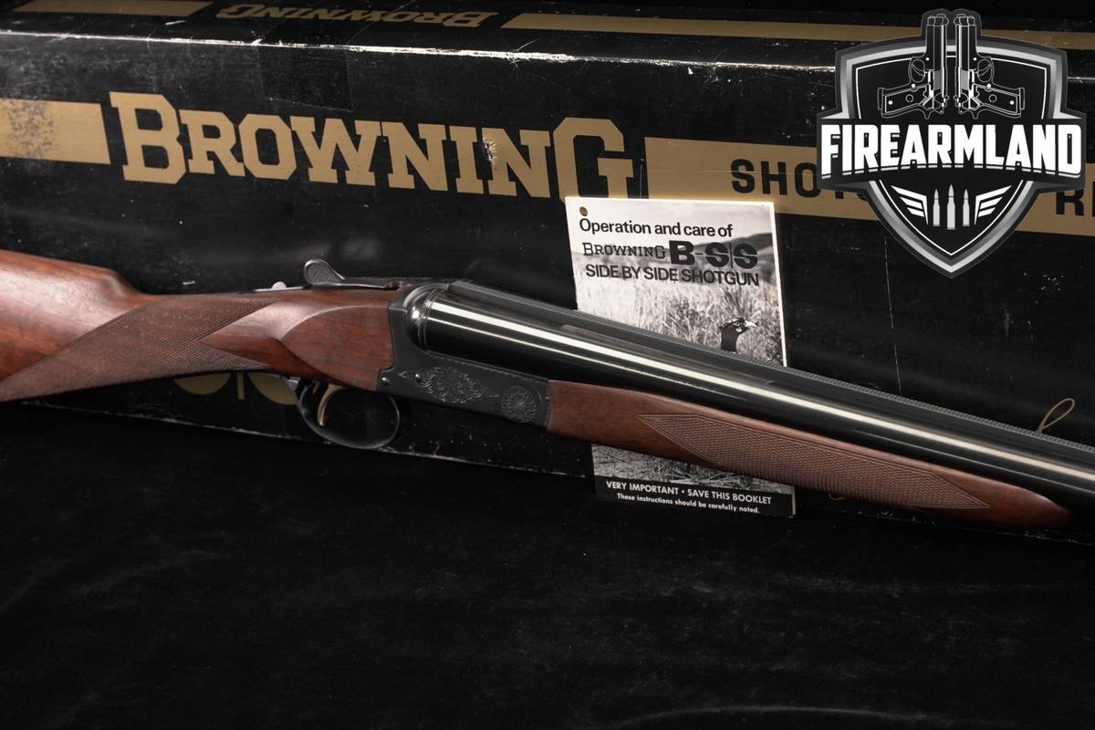Browning B-SS Sporter 12-Gauge 26" Blued & Walnut BSS SxS +ORIG BOX