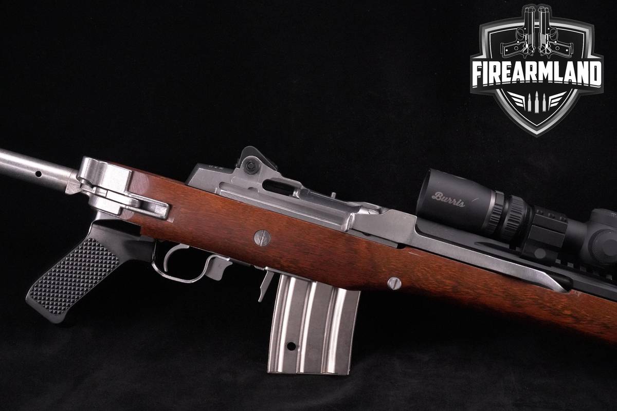 1985 Ruger Mini-14 A-Team Paratrooper 223 Rem Ruger-Mini-14 +6 MAGS & OPTIC