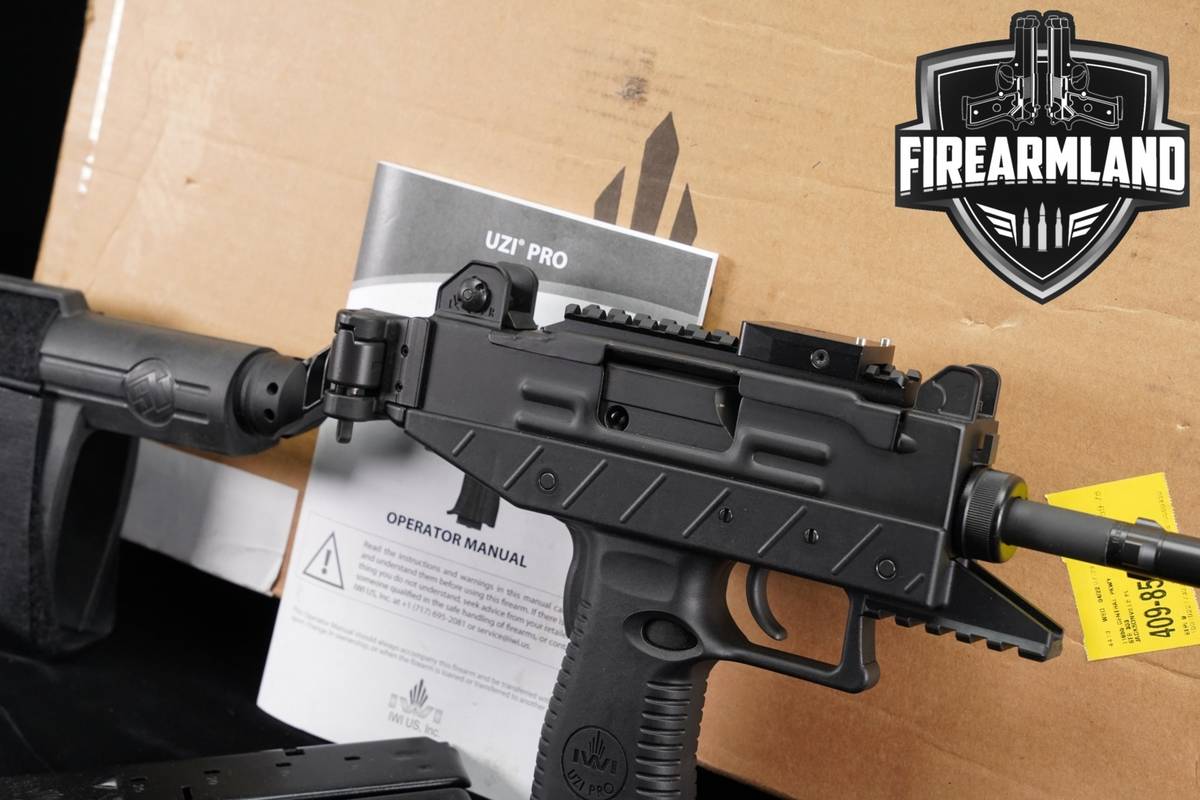 ISRAEL Weapon Industries UZI PRO Pistol 9mm 6" THREADED +4 MAGS & ORIG BOX