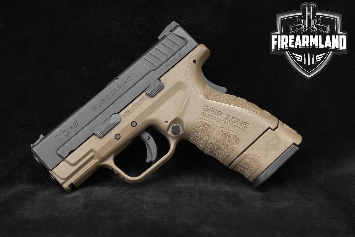 Springfield Armory XD-9 Sub-Compact 9mm FDE/Black Springfield XD9 +ORIG BOX