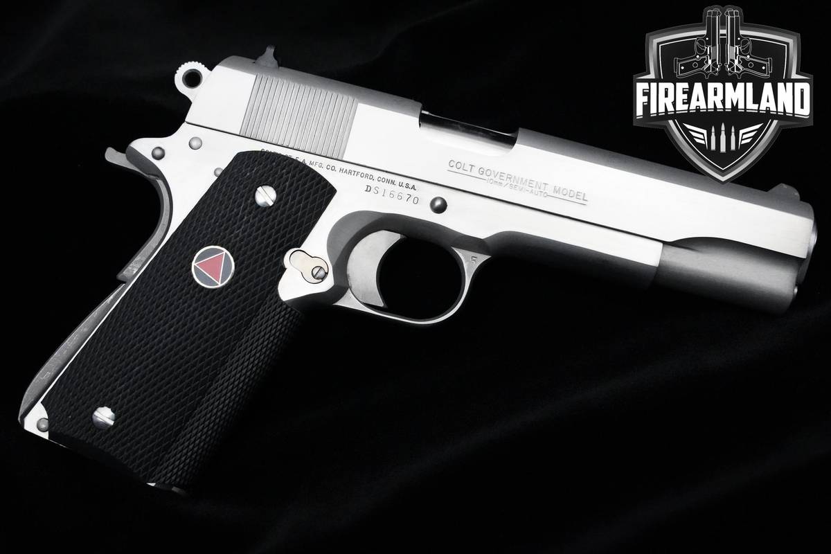 Colt Delta Elite Government Model 10mm 5" Stainless 1911 Govt Model Target