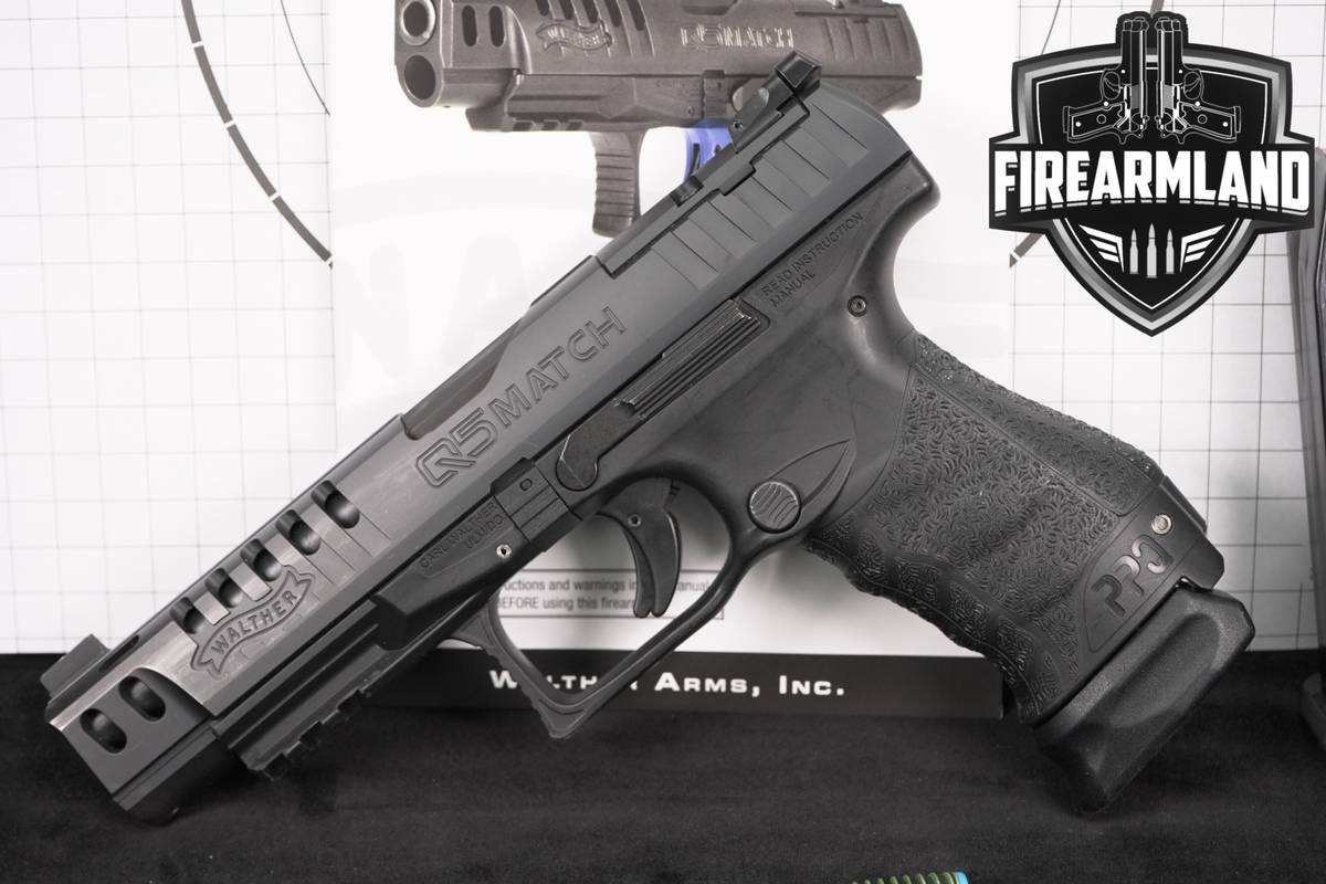 Walther Q5 Match 9mm Optics-Ready 5" +2 MAGS & ORIG CASE