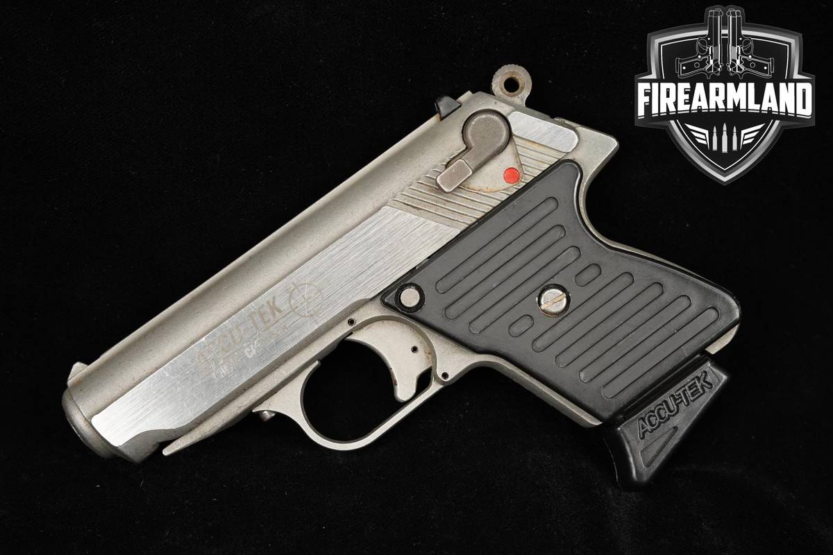 Accu-Tek AT-380 380ACP 2.8" Stainless +ORIG CASE