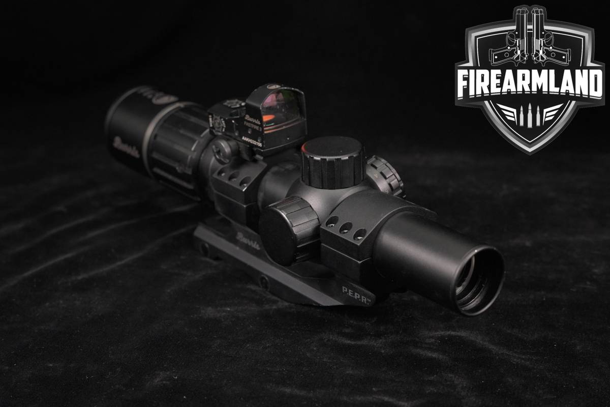 Burris RT-6 Scope 1-6x24mm & Fastfire 3 Combo 30mm Tube Illuminated RT6