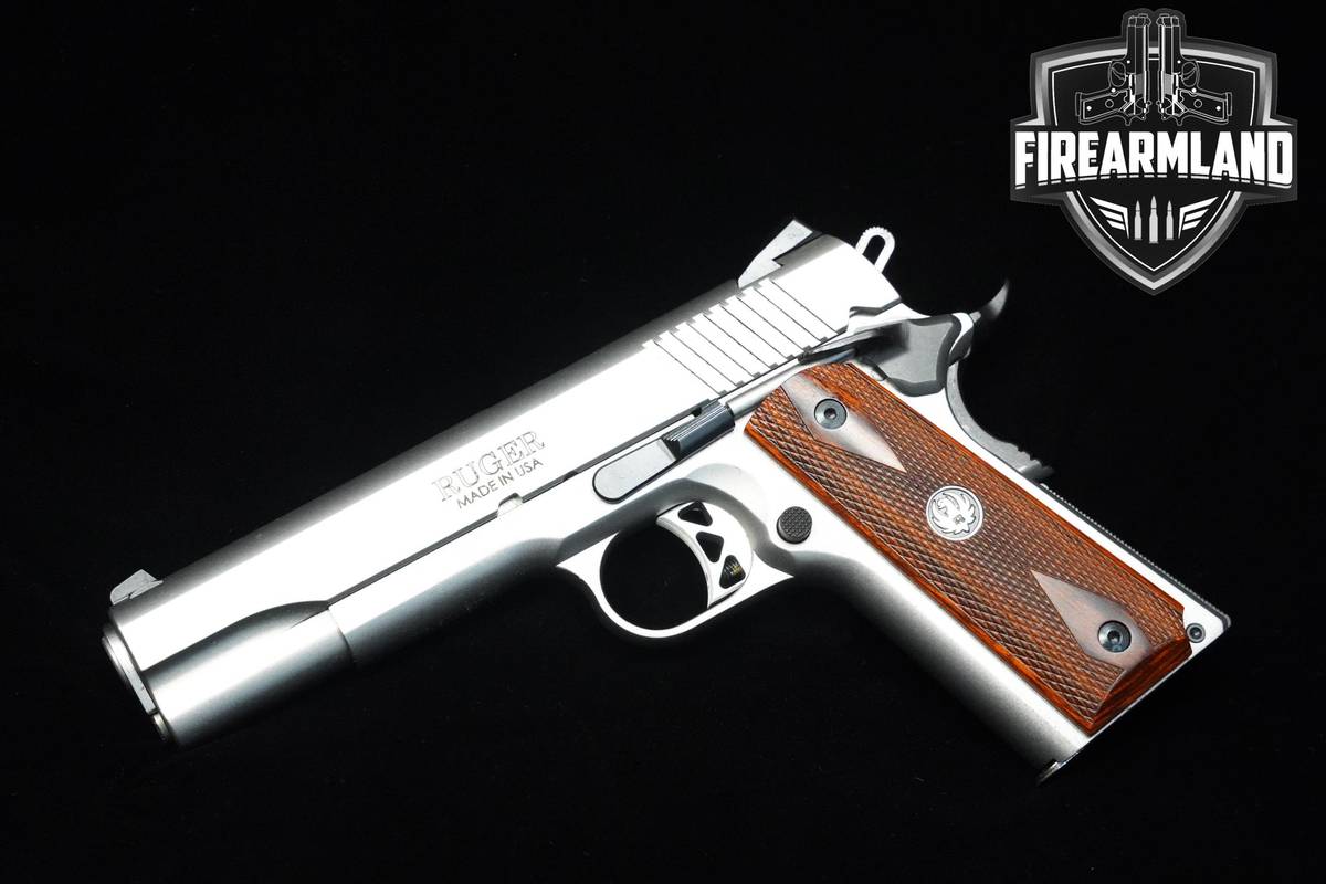 Ruger SR1911 Stainless 45 ACP Stainless Steel Ruger-SR1911 2MAGS & ORIG BOX