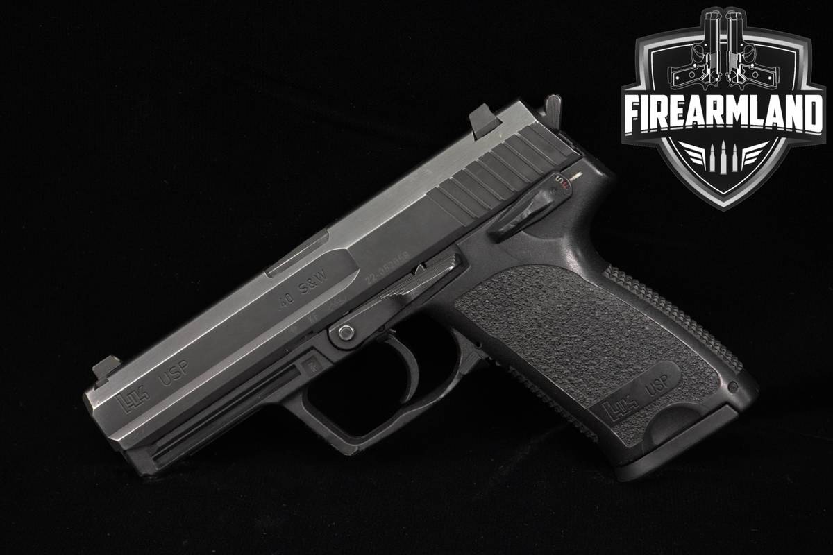 1995 Heckler & Koch USP40 Variant 1 H&K USP 40 S&W 4.25" Silver DA/SA