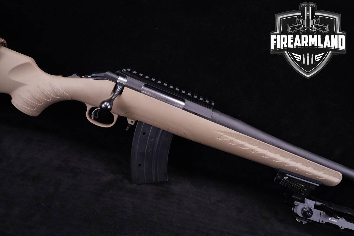 SUPPRESSOR READY! Ruger American Ranch 7.62x39 16.12" Black & FDE