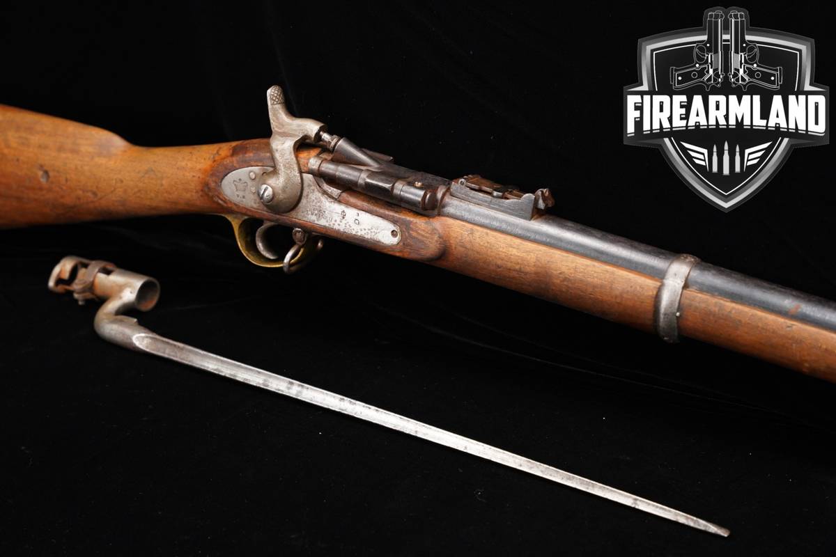 ANTIQUE 1863 Snider-Enfield Mk II**, Long Rifle 577 Wood +BAYONET