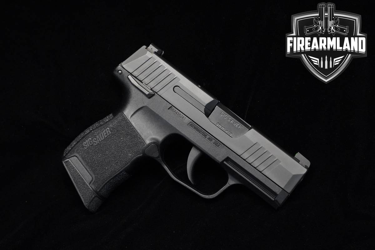 Sig Sauer P365 MS 9mm 3.1" Nitron Sig-Sauer P365 P-365 +2 MAGS & ORIG CASE