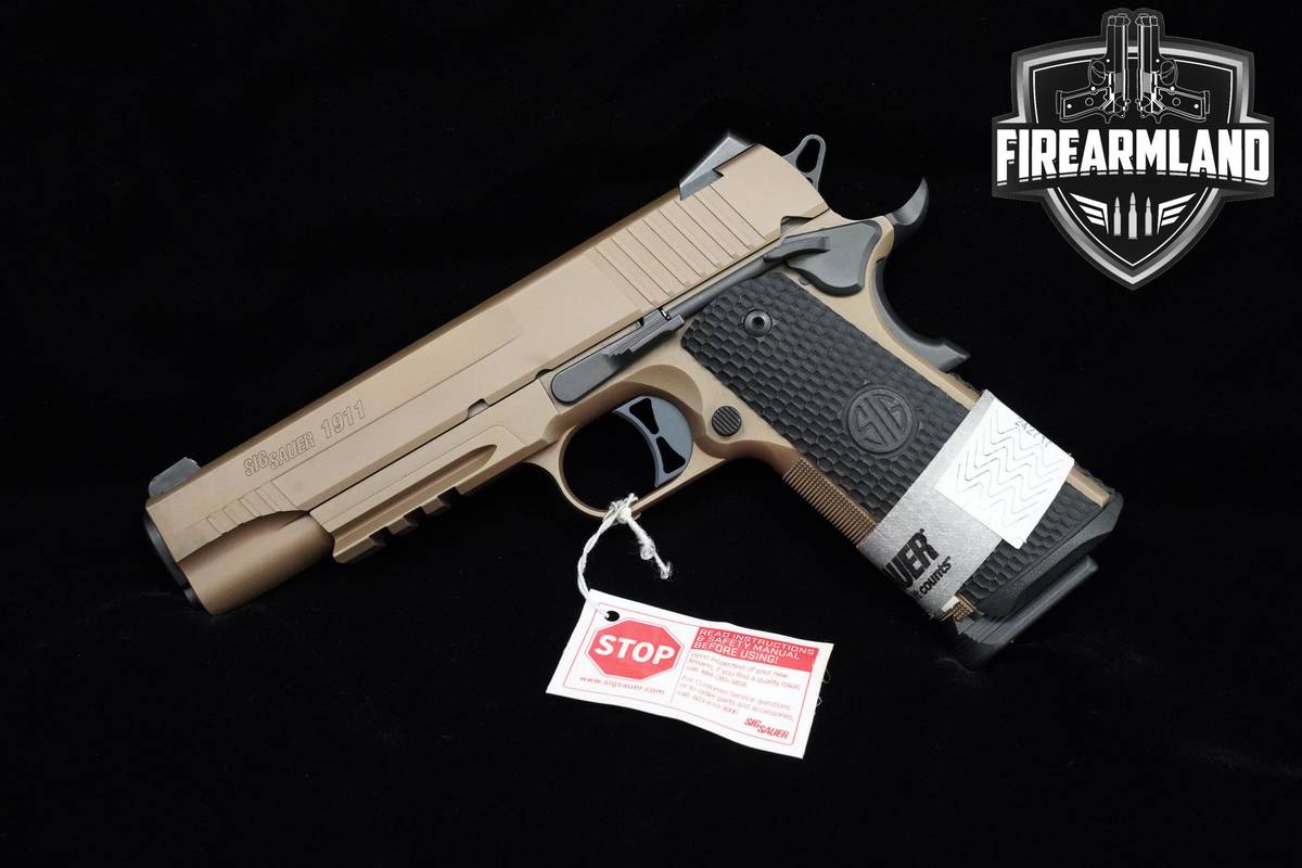 Sig Sauer 1911 Emperor Scorpion 45 ACP 5" FDE PVD 1911 +ORIG CASE