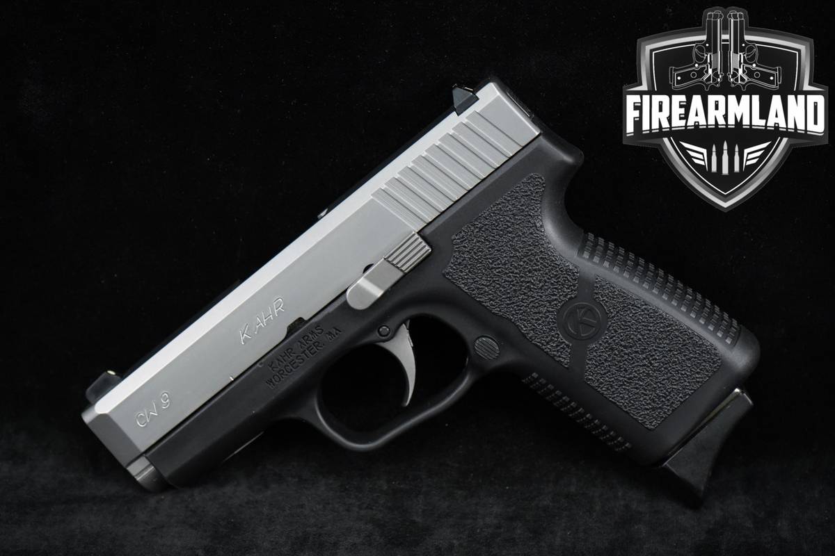 CONCEAL-CARRY Kahr Arms CW9 9 Mm 3.6" Two-Tone Stainless +2 MAGS & ORIG BOX