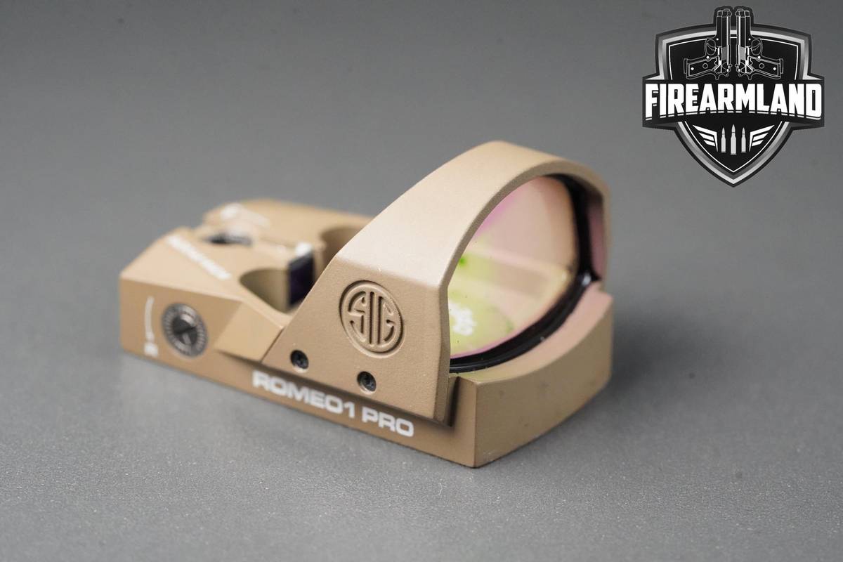 Sig Sauer ROMEO1PRO 1x30mm 6 MOA RED DOT FDE Sig-Sauer ROMEO1PRO OPTIC