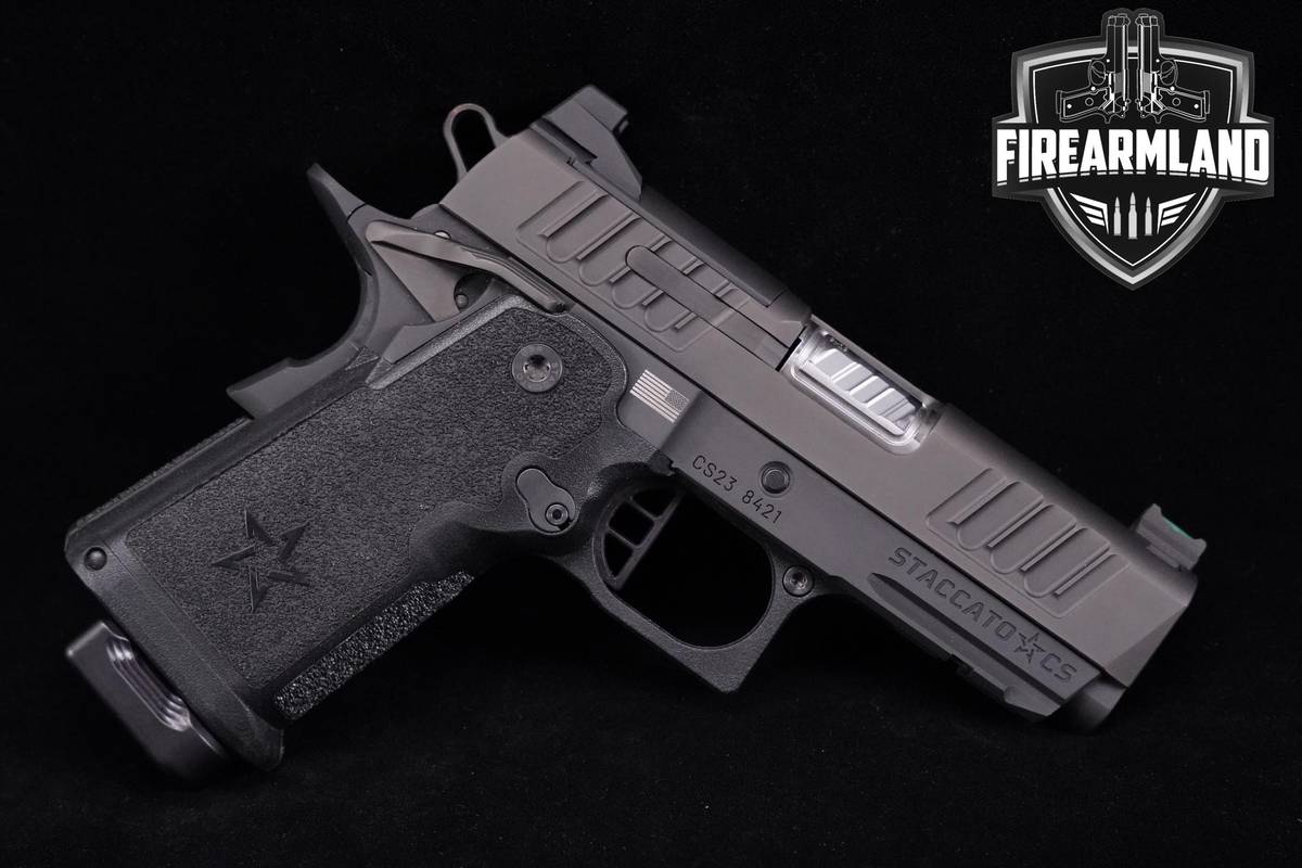 Staccato STI CS 2011 9mm 1911 3.5" Black DLC +3 MAGS & ORIG CASE