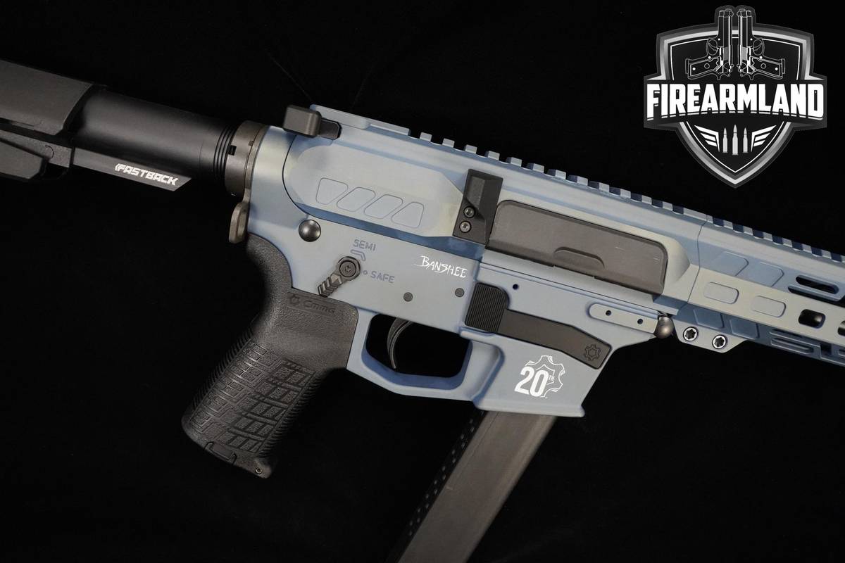 CMMG Banshee MkGs 20th Anniversary 9mm 5" Northern Lights Blue CMMG-Banshee