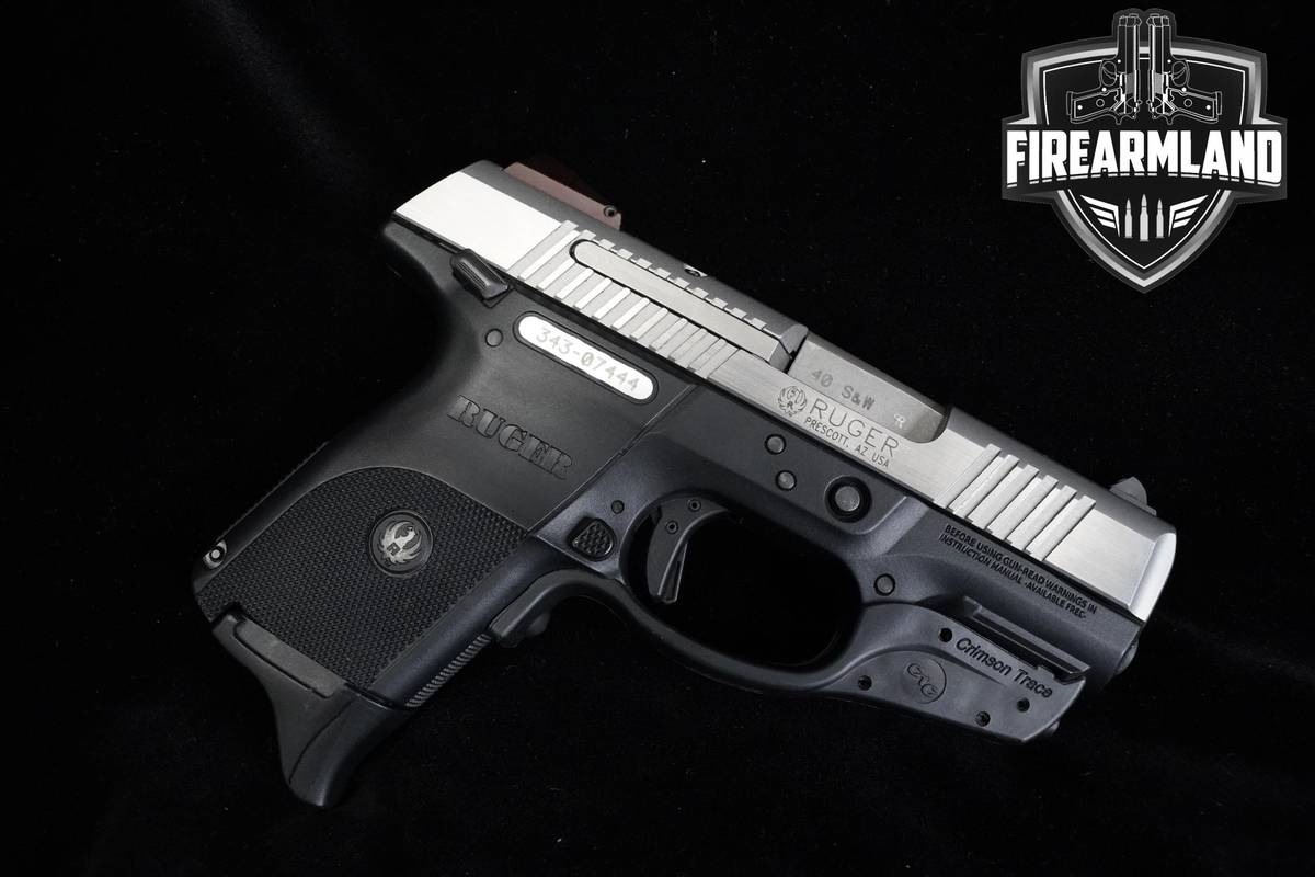 Ruger SR40c Stainless Steel 40 S&W 3.5" Ruger-SR40c SR40 +2 MAGS