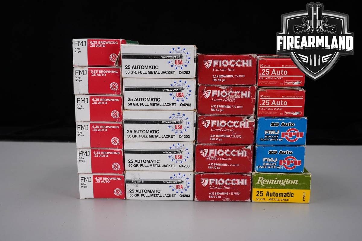 1050 RDS! .25 ACP Ammo