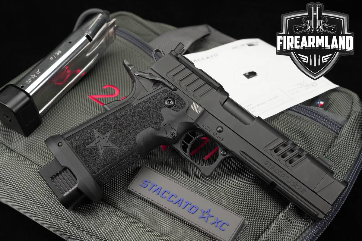 Staccato STI XC DPO 9mm 1911 2011 5" CS Frame +2 MAGS & ORIG CASE