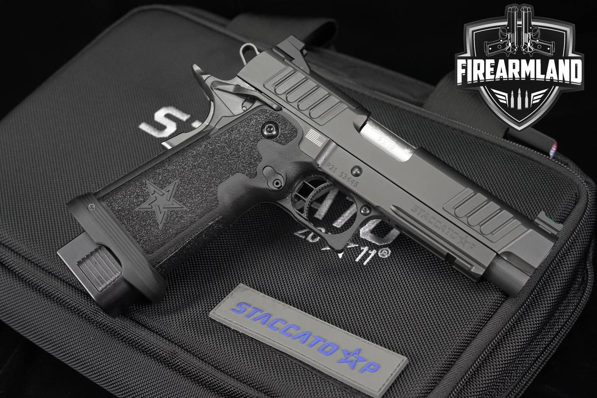 OPTIC READY Staccato STI P 9mm 1911 2011 4.4" +3 MAGS & ORIG CASE