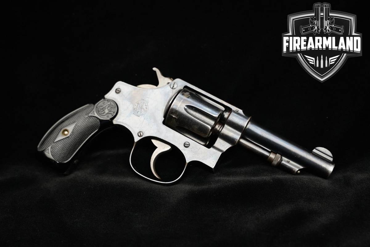 Smith & Wesson (S&W) 1903 Pre War 5th Change 32 S&W Long 3.25 Blued